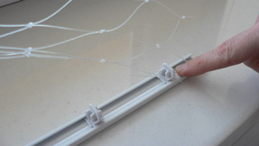 Installazione della rete anticaduta
